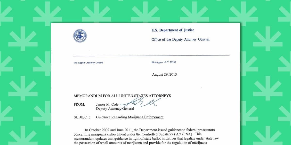 The Cole Memorandum What Is It, and What Does It Mean?