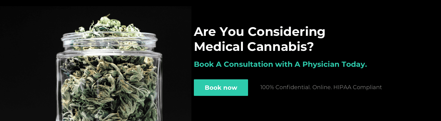 Booking a consultation with a doctor for a physician's recommendation or medical cannabis certificate and medical marijuana card with Leafwell.
