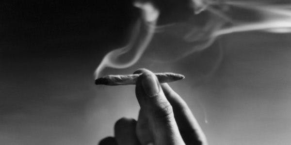 Smoking marijuana
