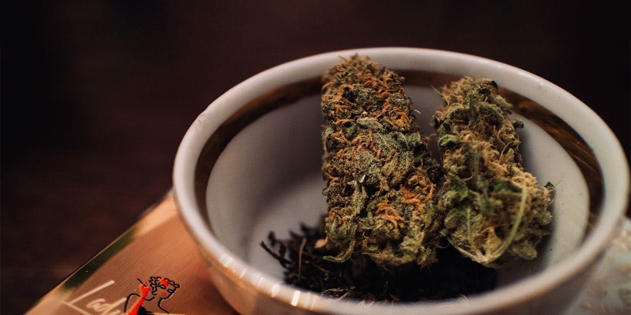 marijuana in a bowl